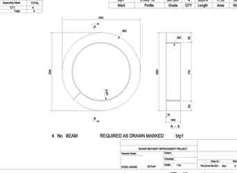 steel design fabrication drawings